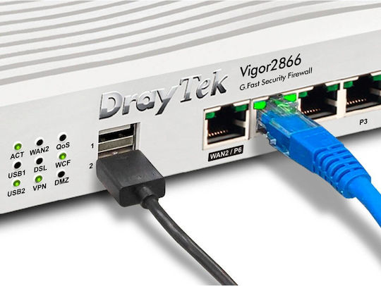 Draytek Vigor 2866L Ασύρματο Router με 5 Θύρες