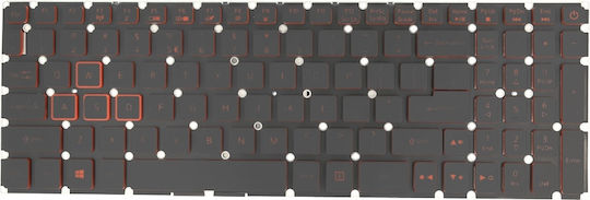 Acer Laptop Keyboard for Nitro AN515-51 with Backlit and English (US) Layout in Black Color AN515-51