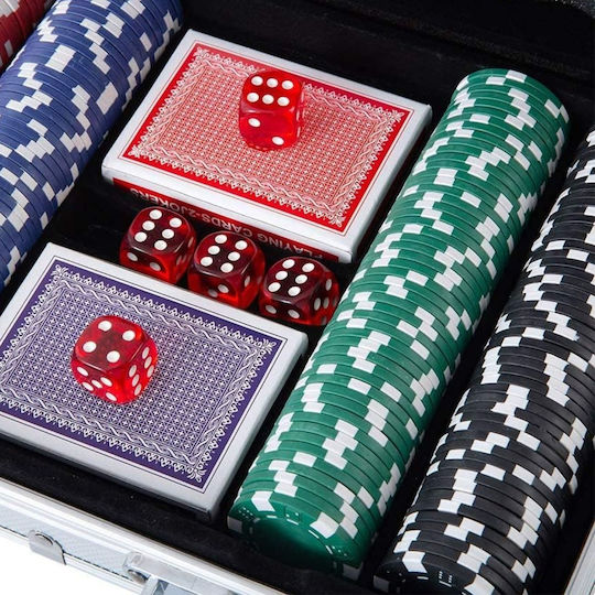 Casino Set von 200 nummerierten Pokerchips