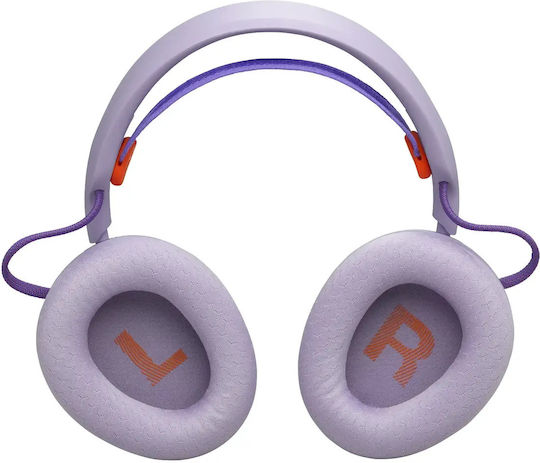 JBL Quantum 650 Ασύρματο Over Ear Gaming Headset με σύνδεση Bluetooth / USB Μωβ
