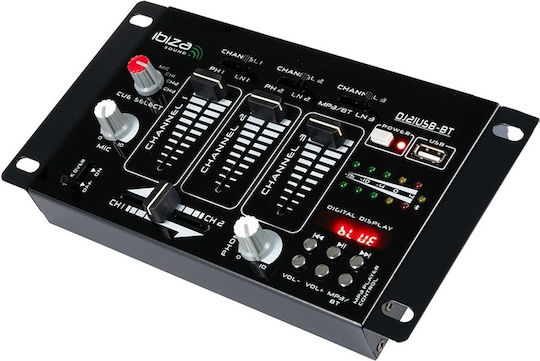 Ibiza Sound Миксер Караоке DJ21USB Черен