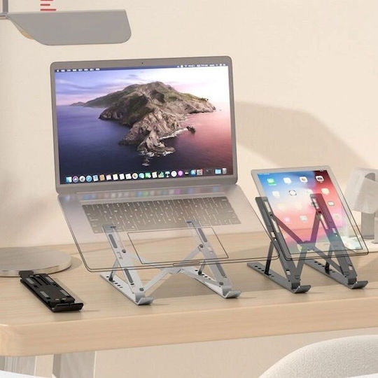 Art P24 Silver Laptop Stand for Up to 15.6"
