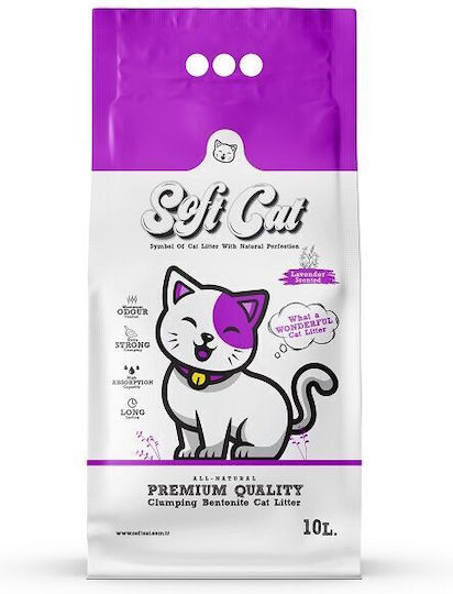 Soft Cat Nisip pentru Pisici cu Aromă Lavanda 10kg