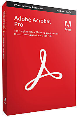 Adobe Acrobat Πολύγλωσσο συμβατό με Mac/Windows σε Ηλεκτρονική άδεια για 1 Χρήστη και 1 Έτος χρήσης