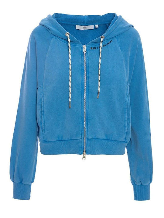 Women's Hooded Turquoise Sweatshirt