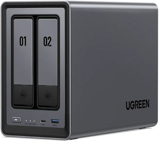 Ugreen Ugreen DXP2800 NAS Tower with 2 M.2 Drive Slots