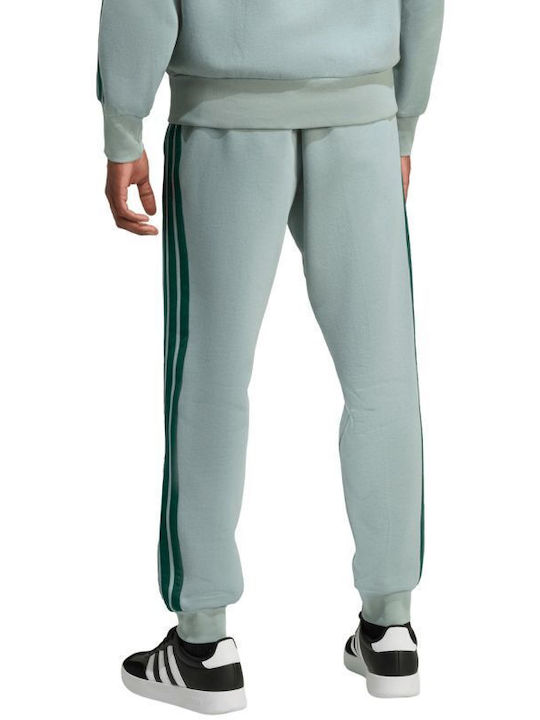 Essentials 3-Stripes Sweatpants With Cuffs Turquoise