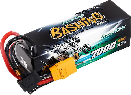 Gens Ace Bashing Μπαταρία Li-Po 14.8V 7000mAh 60C 4S XT60 για Τηλεκατευθυνόμενο