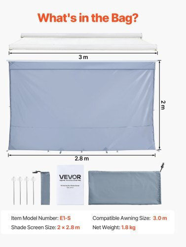 Vevor Προέκταση για Σκηνή Camping 280x200εκ.