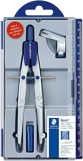 Staedtler Noris Metallic Compass in Case Gray