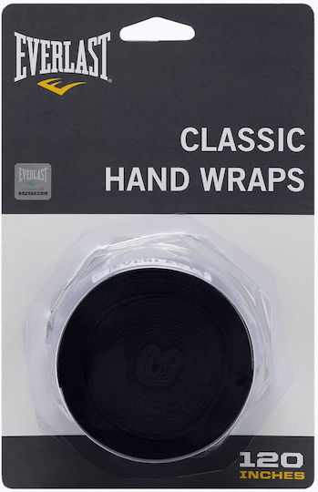 Everlast Bandaje Pentru Arte Marțiale Clasice Din Bumbac 4455 722251-71-8 3m Negre