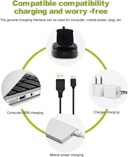eBest Book Light LED with Clip Black