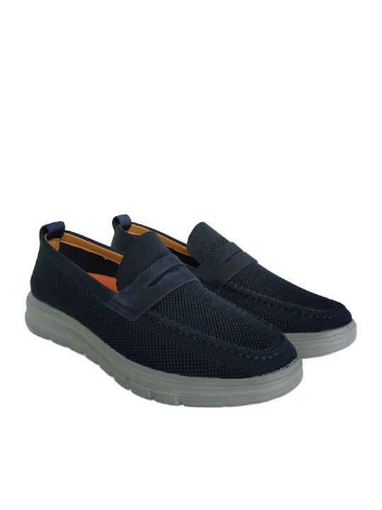Men's Moccasins in Blue Colour