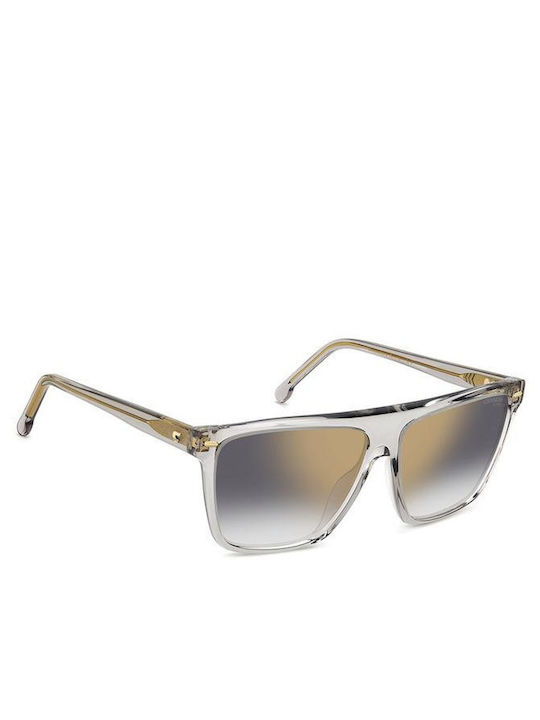 Carrera Women's Sunglasses with Gray Plastic Frame and Gray Lens