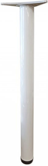 Finetto Metal Furniture Leg Suitable for Table / Coffee Table / Office 6x6x82cm Black