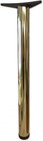 Round Table Leg Art.127 Φ60x710mm Finetto Black 102-127f60blac Black Matte