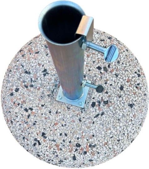 Epiplo-Fos Schirmständer aus Beton in Gray Farbe 50x50x8cm