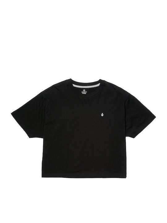 Stone Blanks Up Damen Bluse Schwarz