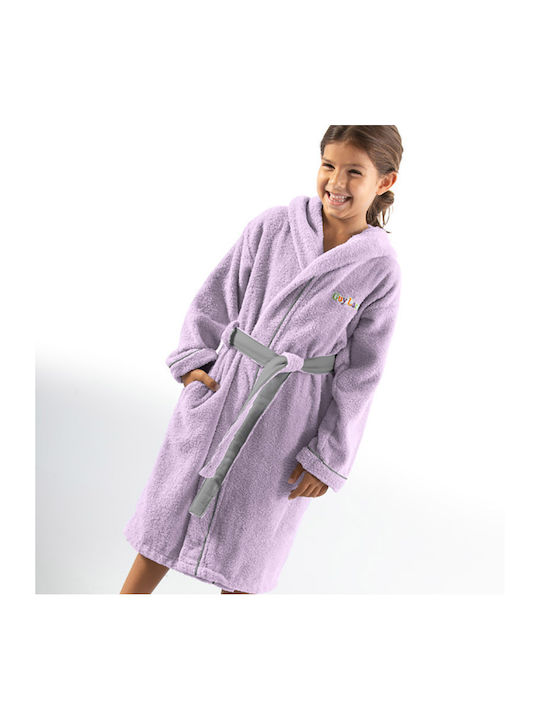 Guy Laroche Παιδικό Μπουρνούζι Kiddies Lilac mit Kapuze
