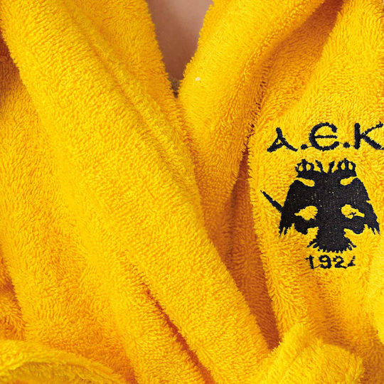 Palamaiki Kids Hooded Bathrobe Yellow