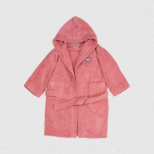 Sunshine Kids Hooded Bathrobe Coral
