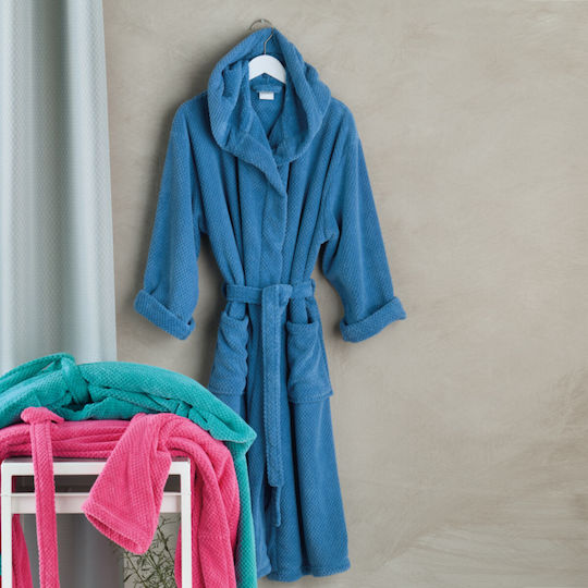 Kentia Kids Hooded Bathrobe Loft Jump 19 Blue Blue