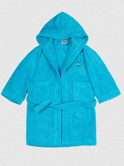 Sunshine Kids Hooded Bathrobe Turquoise