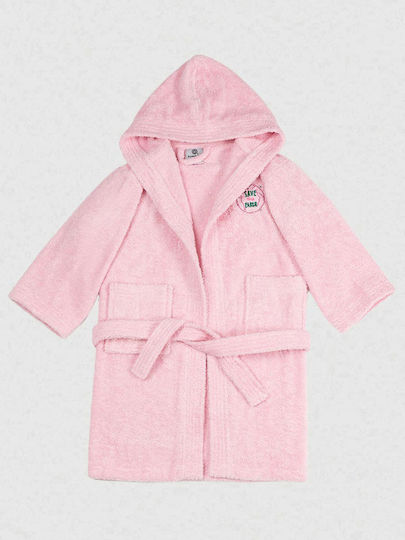 Sunshine Παιδικό Μπουρνούζι Pink mit Kapuze