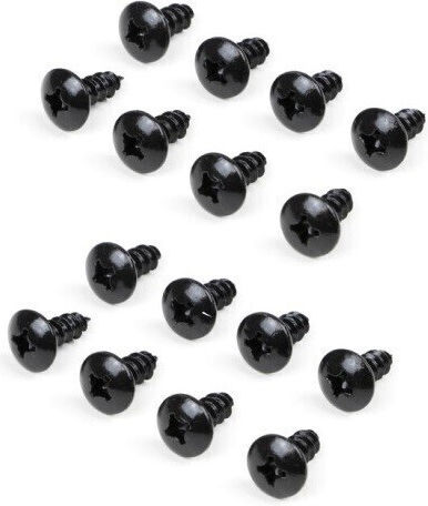 Emuca Furniture Wheel made of Plastic in Black Color 5cm 4pcs