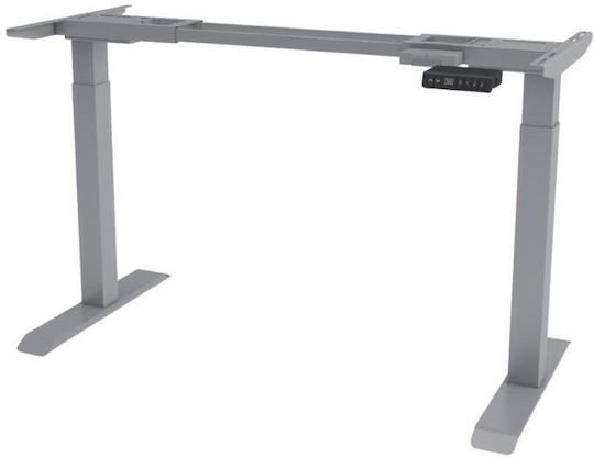 ErgoAction Action Desk Compact Klappbar Schreibtischbasis Elektrisch aus Metall in Schwarz Farbe 70x60x69cm