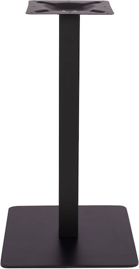 HomeMarkt Βάση Τραπεζιού Μεταλλική Μαύρη 40x40x72cm