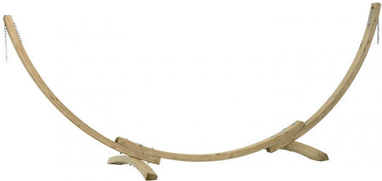 Amazonas Apollo Hammock Stand made of Wood in Beige Color 357x131x104cm