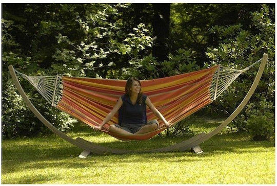 Amazonas Apollo Hammock Stand made of Wood in Beige Color 357x131x104cm