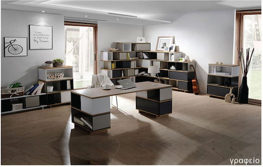 Woodwell Module made of Wood Sonoma 120x30x10cm