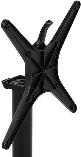 HomeMarkt Klappbar Tischständer aus Aluminium mit Regulator in Schwarz Farbe 69x69x92cm