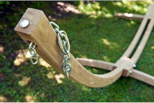 Amazonas Kronos Hammock Stand made of Wood in Beige Color 358x113x105cm