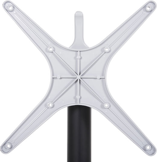 HomeMarkt Klappbar Tischständer aus Aluminium mit Regulator in Schwarz Farbe 69x69x92cm