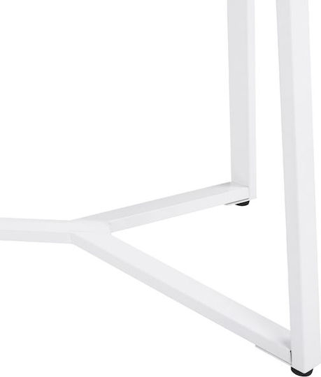 HomeMarkt Βάση Τραπεζιού Μεταλλική Γραφείο Λευκή 112x60x72cm