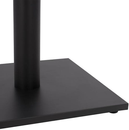 Freebox Collapsible Bar Table Base with Adjustable Black Matte 45x45x108cm