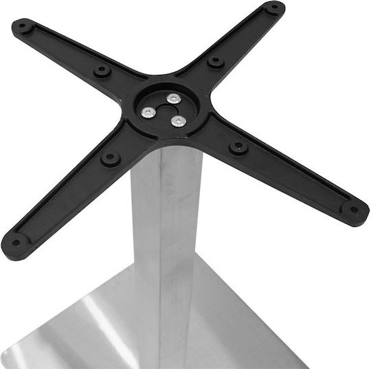 Pakketo PWH-0024 Aluminum Bar Table Base Suitable for Table / Office Silver 45x45x94cm