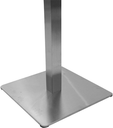 Pakketo PWH-0024 Aluminum Bar Table Base Suitable for Table / Office Silver 45x45x94cm