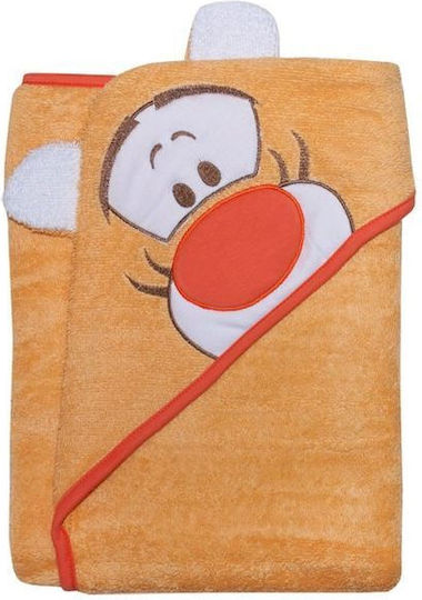 Beboulino Детска Шапка-Мехенце Худи Tigger Оранжева 90x90см