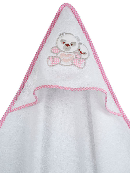 Sunshine Baby Bath Towel Hooded 75x75cm Sunshine Baby Bath Towel Hooded 75x75cm