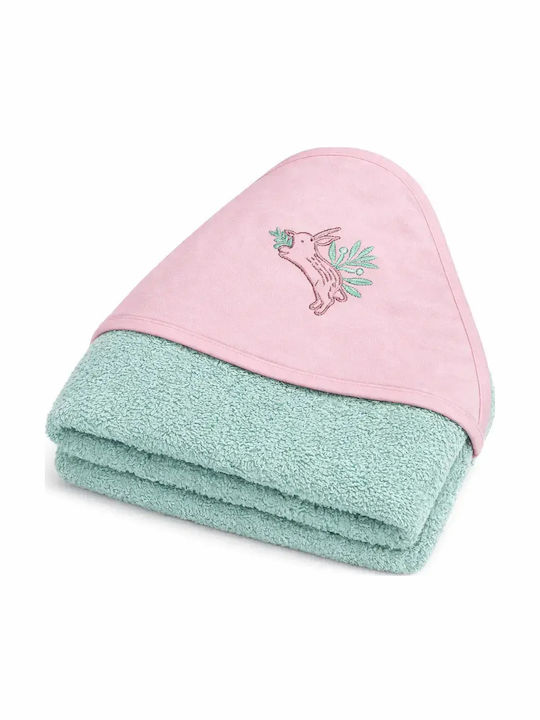 Baby Star Baby Bathrobe Hooded 95x95cm