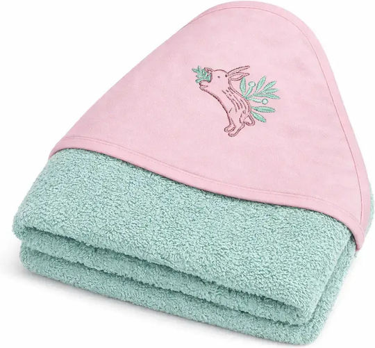 Baby Star Baby Bathrobe Hooded 95x95cm