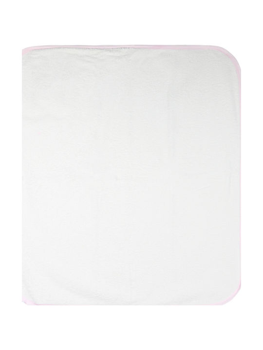 Energiers Hooded Baby Bath Towel White