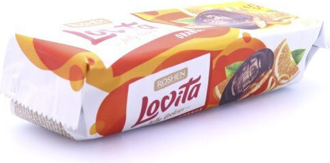 Roshen Biscuits With Topping & Filling Orange 1pcs 135gr