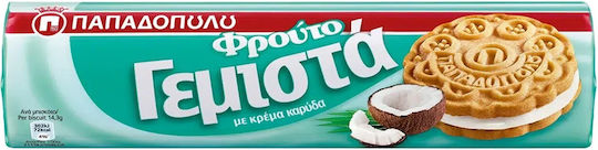 Papadopoulou Kekse Gefüllte Mit Füllung Kokosnuss 1Stück 200gr