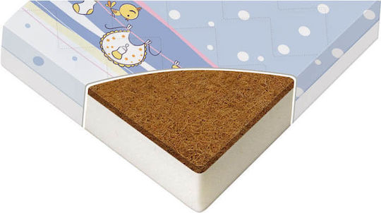 Lorelli Anatomical Mattress Crib Havana with Coconut Fiber 62cmx110cmx10cm