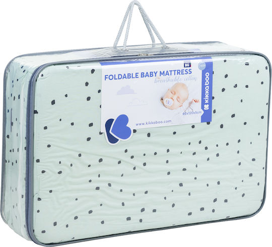 Kikka Boo Στρώμα Παρκοκρέβατου Bear with Me Mint 60cmx120cmx5cm